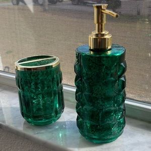 Opalhouse soap dispenser and toothbrush holder